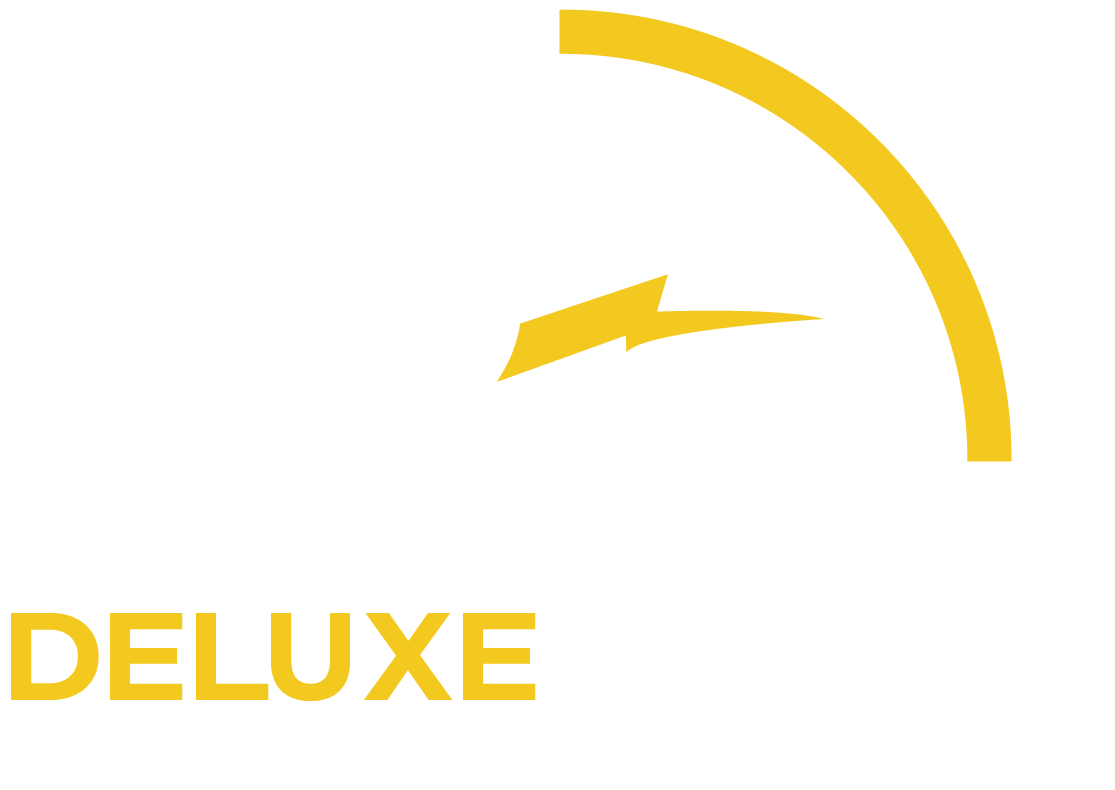 Deluxe Energy electrical motor and generator repair company logo